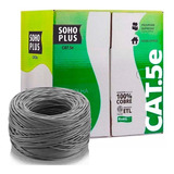 Cabo De Rede Furukawa Cat5e Soho Plus Caixa 305m Cmx Cinza