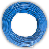 Cabo De Rede Internet 100m 100 Metros Cat6 Crimpado Azul