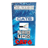  Cabo De Rede Lan Cat6 305 Metros Preto -- Envio Imediato --