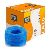 Cabo De Rede Soho Plus Cat6 U/utp 24awg 305m Furukawa Azul
