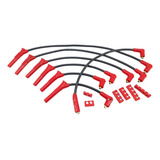 Cabo De Vela Psi Silicone Gm Opala 6cil 10mm Preto/vermelho