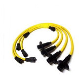 Cabo De Vela Silicone Amarelo E Preto 8mm Opala Caravan 4cil