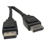 Cabo Displayport 1.2 4k 144hz Adaptador Dp Blindado 1,8m 3 D