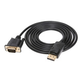 Cabo Displayport Para Vga 1.80 Metro Pc Hp Dell Lenovo Placa