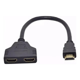 Cabo Divisor Splitter Hdmi 1 Entrada 2 Saídas - 1x2 - Fullhd
