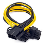 Cabo Duplicador Pci-express 8 Pinos P/ 2 8 Pinos Mineração
