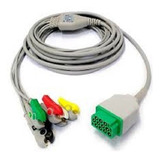 Cabo Ecg 05vias Compatível C/ Ge Dash