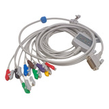 Cabo Ecg Paciente 10 Vias Compatível Com Micromed Wincardio