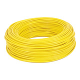 Cabo Eletrico Fio Flexível Sil Rolos Com 50m Flexsil 1,5mm Cor Da Cobertura Amarelo