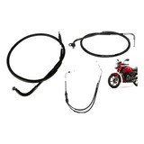 Cabo Embreagem + Afogador + Acelerador Dafra Apache 150 Rtr