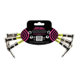 Cabo Ernie Ball P10 L P/ Pedal 15cms Branco Blindado Com 33