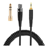 Cabo Espiral Para Fone Akg K240 K141 K171 K181 Com Plug P10