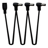Cabo Extensão Adaptador Fonte Pedal P/ 3 Pedais P4 Em L E3l