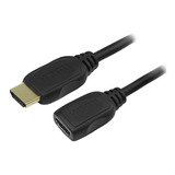 Cabo Extensor Hdmi 2 Metros Emenda 4k 2.0 Fêmea X Macho 2m 