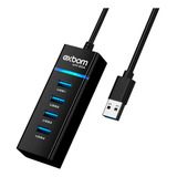 Cabo Extensor Hub Usb 3.0 Uso Simultâneo 4 Entradas Pc Hd