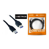 Cabo Extensor Usb 3.0 Am X