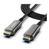 Cabo Fibra Óptica Ativa (aoc) Hdmi 2.0 4k 60hz 50 Metros