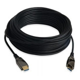 Cabo Fibra Óptica Ativa (aoc) Hdmi2.0 4k 60hz/18gbps 10metro