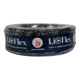 Cabo Fio Flex 1,5mm 100mts Antichamas P/ Elétrica Residencia Cor Da Cobertura Preto
