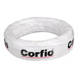 Cabo Fio Paralelo Flexível 300v 2x2,5mm Branco 100mts Corfio