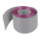 Cabo Flat 40 Vias Cinza 28 Awg 105º 300v - Rolo C/ 10 Metros