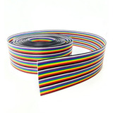 Cabo Flat Colorido 40 Vias 26awg