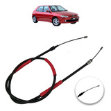 Cabo Freio Mão Lado Esquerdo Peugeot 306 1992 A 2007 A Disco