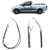 Cabo Freio Mão Traseiro Corsa Pick-up 1995 A 2004 