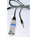 Cabo Gravação Live Microfone Celular Xlr Macho X P3 1,5m