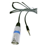 Cabo Gravação Live Microfone Celular Xlr Macho X P3 5m
