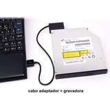 Cabo + Gravadora Cd Dvd = Grava Cd E Dvd Externa Usb 2.0