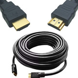 Cabo Hdmi 10m Blindado 1.4 Ethernet 10 Metros Full Hd 3d