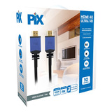 Cabo Hdmi 10m Blindado 2.0 Ethernet 10 Metros 4k 3d 2160p