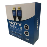 Cabo Hdmi 10m Blindado 2.0 Ethernet