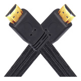 Cabo Hdmi 10m Metros Blindado 3d Banhado À Ouro Ultra Hd 4k 