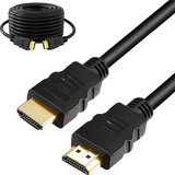 Cabo Hdmi 10m Metros Gold 4k Blindado Full Hd Premium Tv Pc