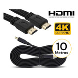 Cabo Hdmi 10m Pino Dourado 3d