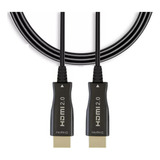 Cabo Hdmi 2.0 4k 8k 60hz 18gbps Fibra Óptica Ativa 10 Metros