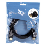 Cabo Hdmi 2.0 4k Ultra Hd 1.8m + Adaptador Curva L 90 Graus