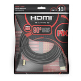 Cabo Hdmi 2.0 90º 4k 3d Ultrahd 19 Pinos Ps4 Xbox 10 Metros 