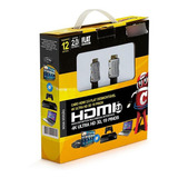 Cabo Hdmi 2.0 Flat Desmontável19 Pinos 4k Ultra Hd 3d - 12m