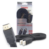 Cabo Hdmi 2 Metros 2.0 19 Pinos Ethernet 4k Ultrahd 3d 10pçs