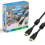 Cabo Hdmi 20 Metros Filtro 4k 2.0 60hz Full Hd Blindado Tv Pc Gold 3d Vídeo Lumi