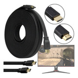 Cabo Hdmi 5m Metros 2.0 Jogos Tv Monitor 60hz Ultra Hd 4k 3d