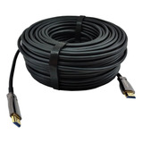 Cabo Hdmi Fibra Ótica 2.0 20m