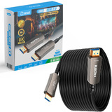 Cabo Hdmi Para Hdmi 15m 8k 2.1 Cabo 120hz 48gbps Cabo De Fibra Óptica Ultra De Alta Velocidade Hdr Earc Lumi