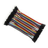 Cabo Jumper 10cm Macho X Femea 40 Unid Pic/arduino 