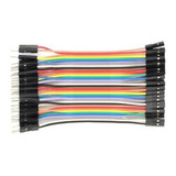 Cabo Jumper 10cm Macho X Fêmea 40 Unidades Para Arduino