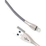 Cabo Lightning Dados Compatível Com iPhone E iPad Usb 1,2m Cor Cinza