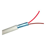 Cabo Manga 2 Vias Bege 22awg Flex Blindado Fita Alumínio 10m